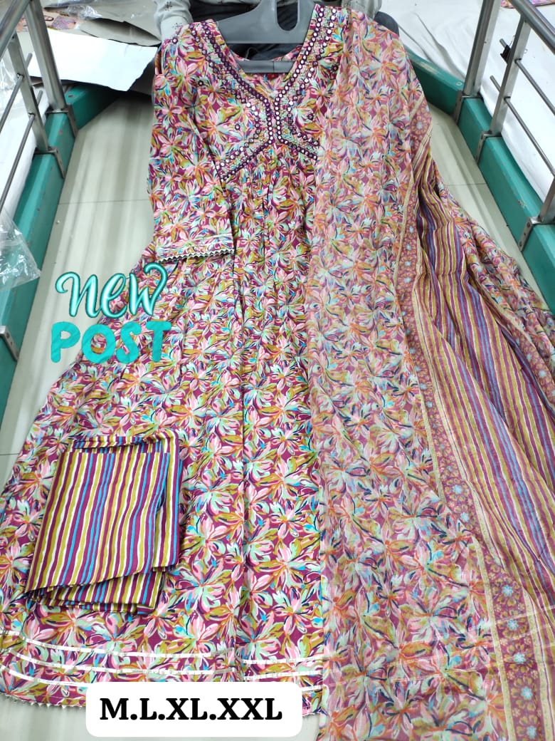 Virat Designer Aliya Cut Kurti With Bottom Dupatta Catalog